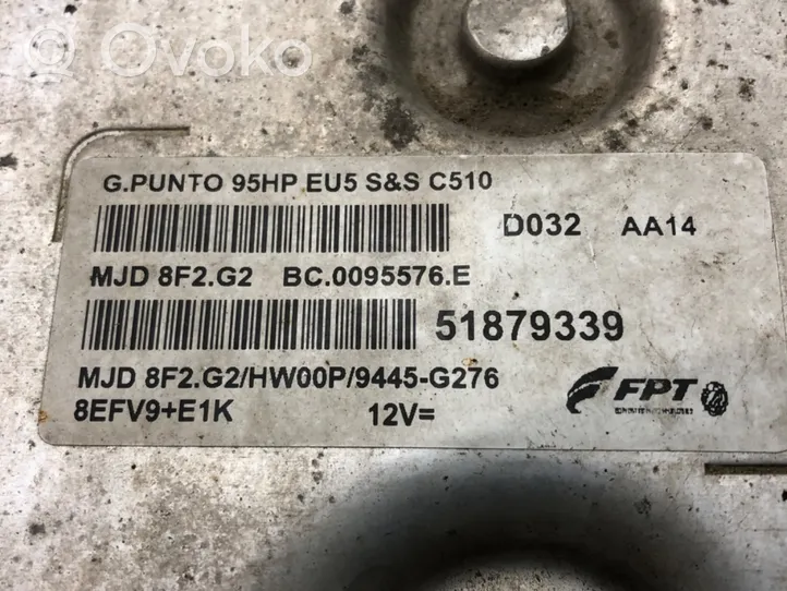 Fiat Punto (199) Komputer / Sterownik ECU silnika 51879339