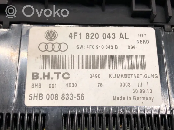 Audi A6 Allroad C6 Salona ventilatora regulēšanas slēdzis 4F1820043AL