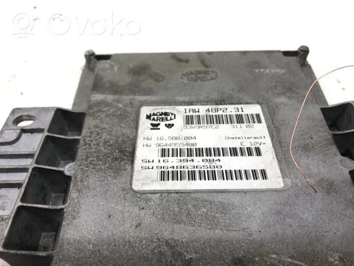 Citroen C5 Unité de commande, module ECU de moteur 9648636580