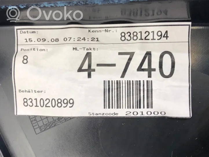 Audi A4 S4 B8 8K Boczki / Poszycie drzwi przednich 