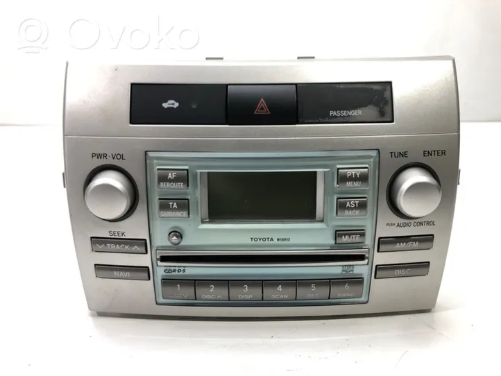 Toyota Corolla E120 E130 Radio/CD/DVD/GPS-pääyksikkö 86120-0F010