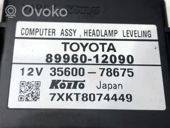 Toyota Auris 150 Muut ohjainlaitteet/moduulit 89960-12090