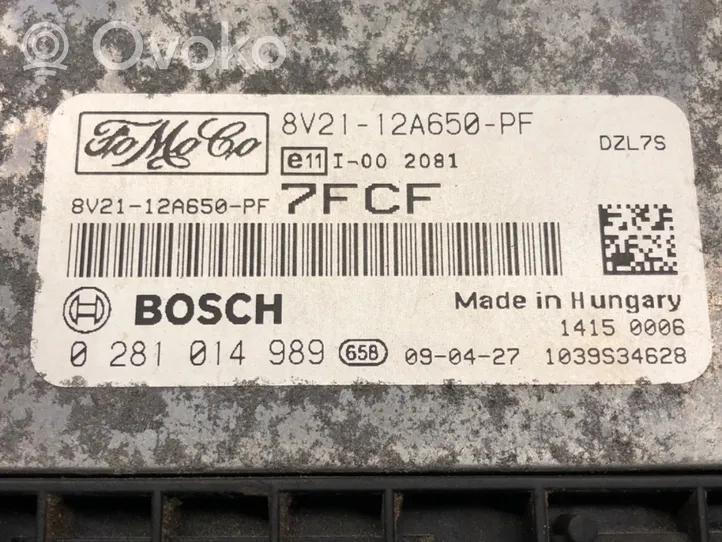 Ford Fiesta Moottorin ohjainlaite/moduuli (käytetyt) 8V21-12A650-PF