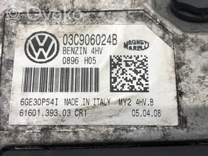 Skoda Fabia Mk1 (6Y) Komputer / Sterownik ECU silnika 03C906024BH