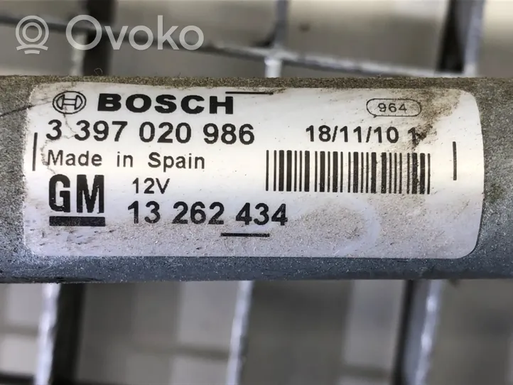 Opel Astra J Etupyyhkimen vivusto ja moottori 13262434