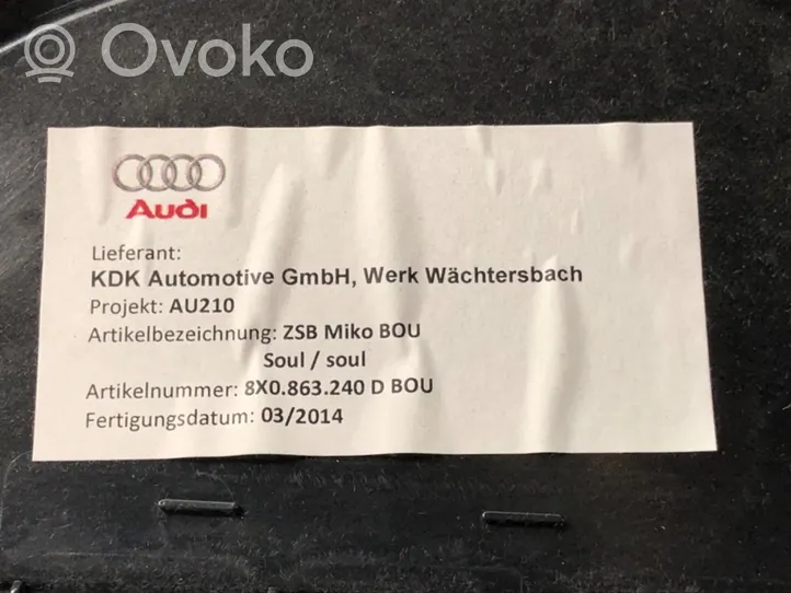 Audi A1 Consolle centrale 8X0863240D