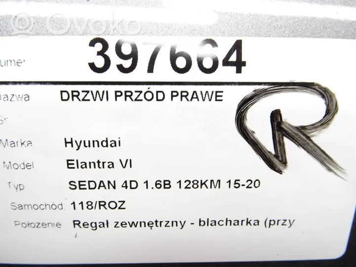 Hyundai Elantra VI Tür vorne 