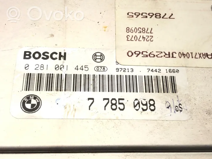 BMW 3 E46 Engine control unit/module ECU 7785098