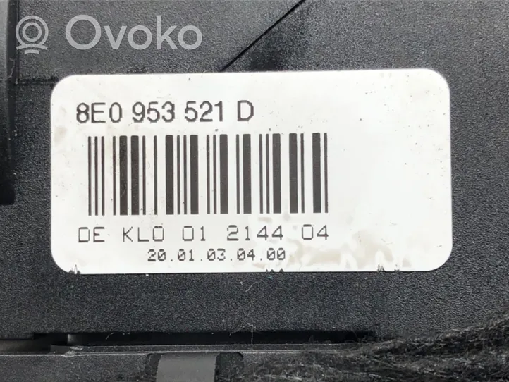 Audi A4 S4 B6 8E 8H Manetka / Przełącznik kierunkowskazów wycieraczek 8E0953549N