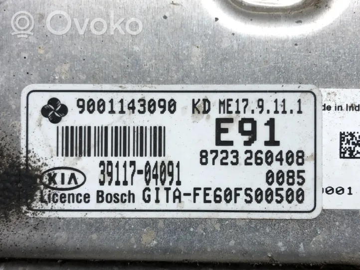 KIA Picanto Engine control unit/module ECU 39117-04091