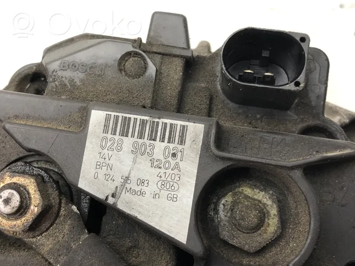 Volkswagen PASSAT B5.5 Generatore/alternatore 028903031