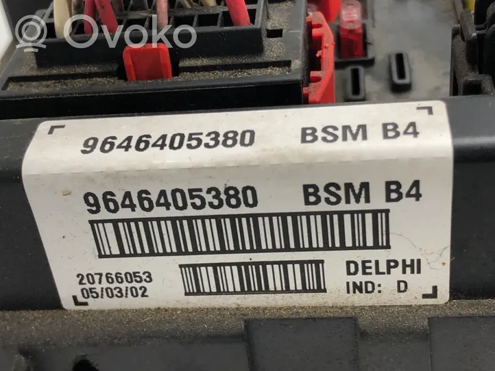 Peugeot 307 BSM Valdymo blokas 9646405380