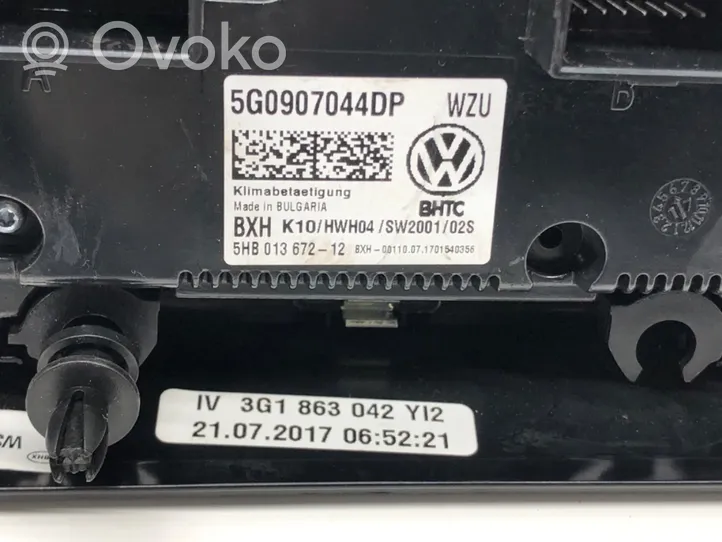 Volkswagen Arteon Sisätuulettimen ohjauskytkin 5G0907044DP