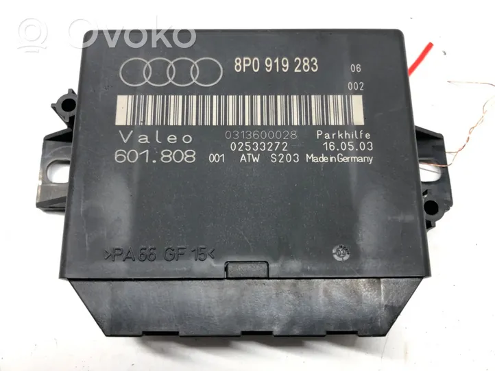 Audi A3 S3 8P Unité de commande, module PDC aide au stationnement 8P0919283