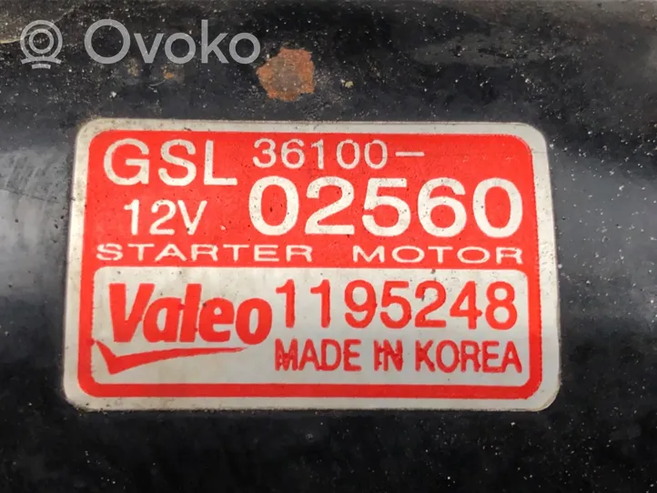 Hyundai Getz Starteris 36100-02560