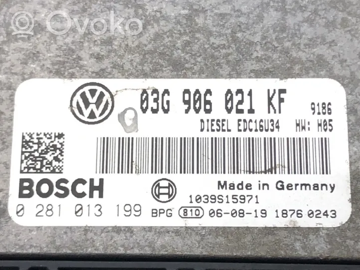 Volkswagen Touran I Moottorin ohjainlaite/moduuli (käytetyt) 