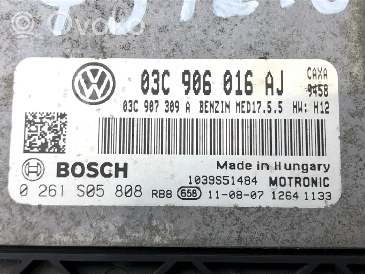 Volkswagen Golf Plus Motora vadības bloka ECU 