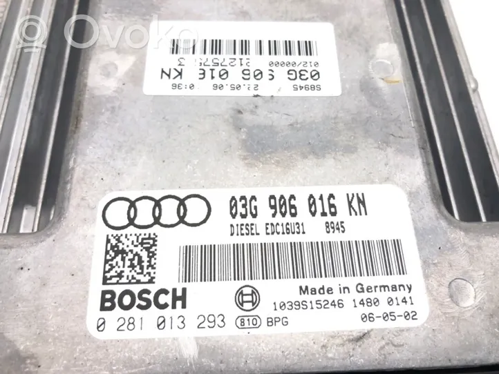 Audi A4 S4 B7 8E 8H Centralina/modulo motore ECU 03G906016KN