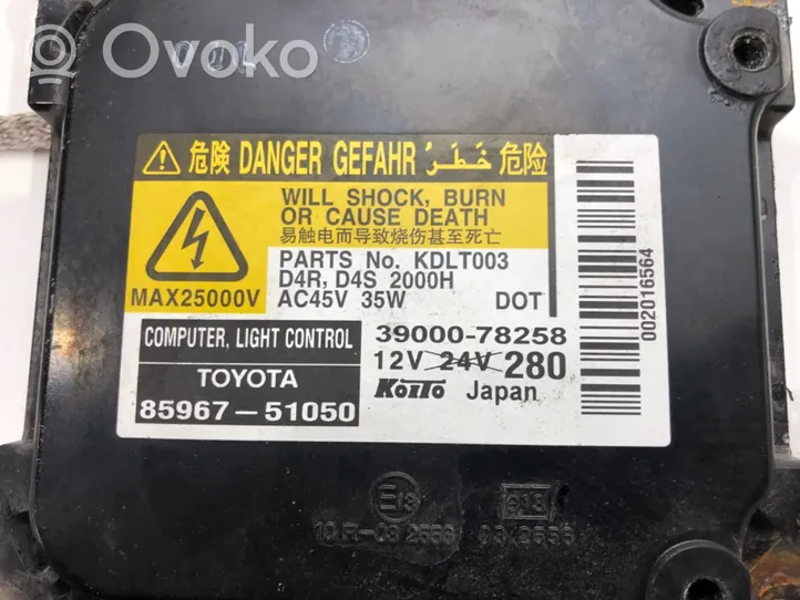 Toyota Avensis T270 Jännitteenmuunnin/muuntimen moduuli 85967-51050