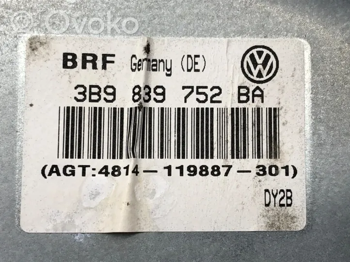 Volkswagen PASSAT B5.5 Alzacristalli della portiera posteriore con motorino 3B9839752BA