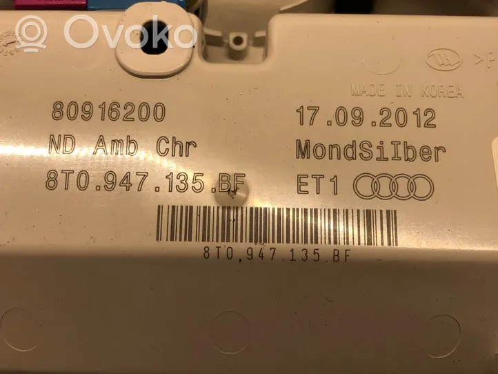 Audi A5 8T 8F Panel oświetlenia wnętrza kabiny 8T0947135BF