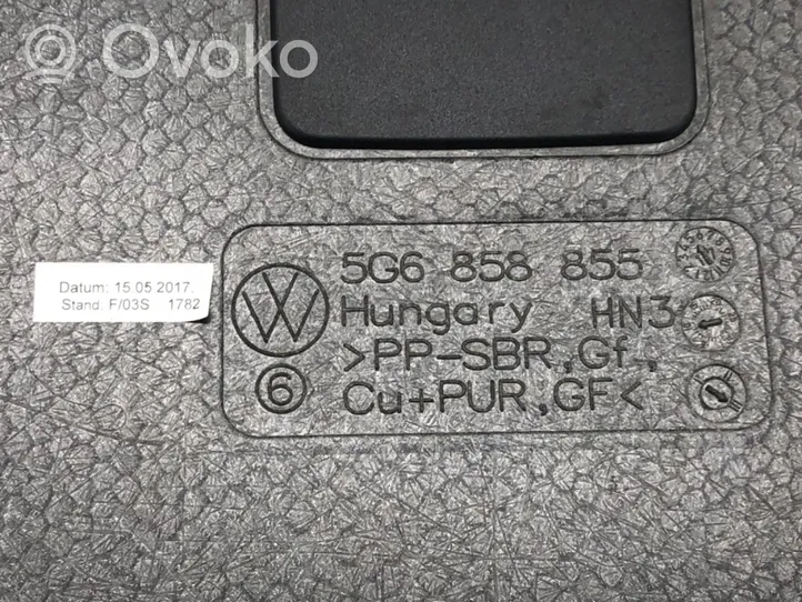 Volkswagen Golf VII Tapis de coffre 5G6858855