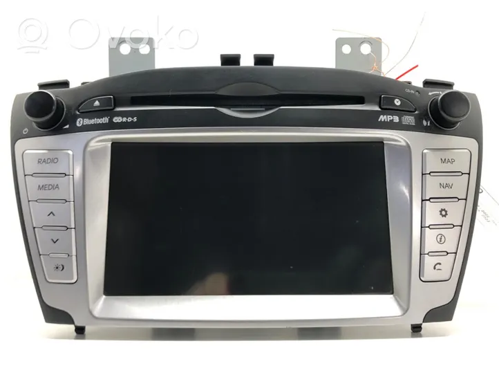 Hyundai ix35 Unidad delantera de radio/CD/DVD/GPS 96560-2Y500TAN