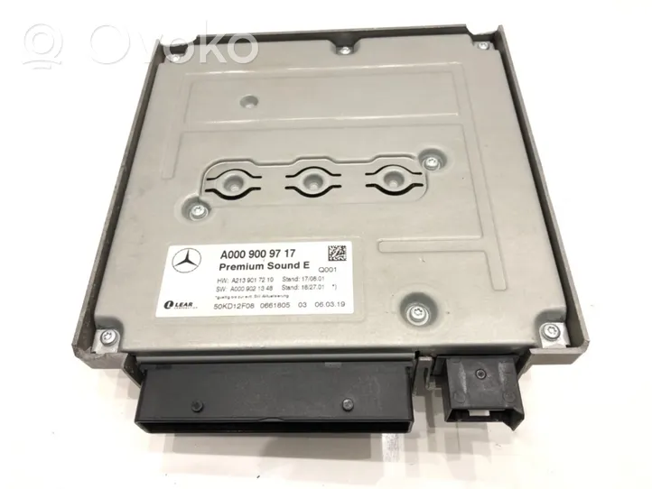 Mercedes-Benz CLS C257 Amplificatore A0009009717