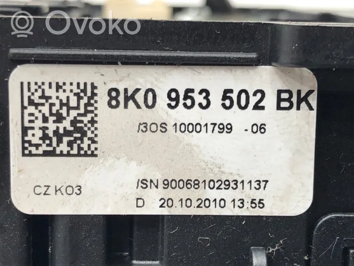 Audi A4 S4 B8 8K Pyyhkimen/suuntavilkun vipukytkin 8K0953502BK