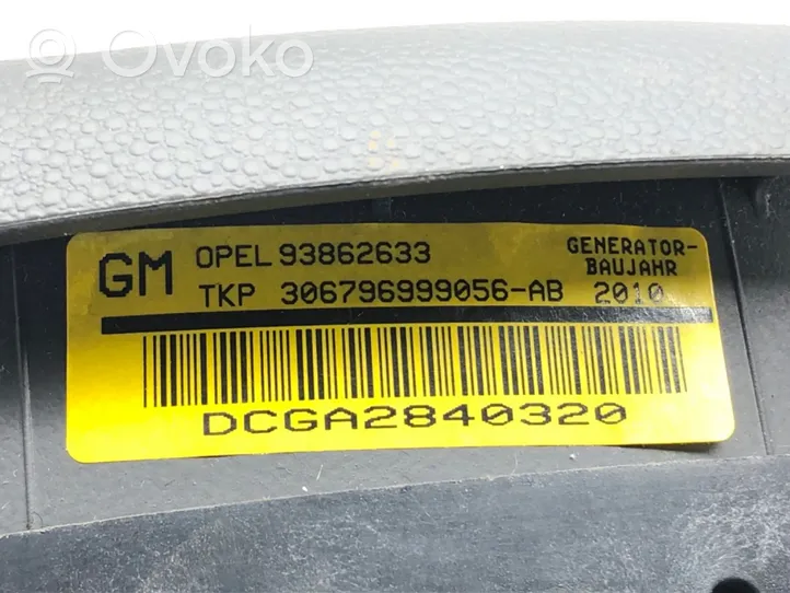 Opel Astra H Steering wheel airbag 93862633