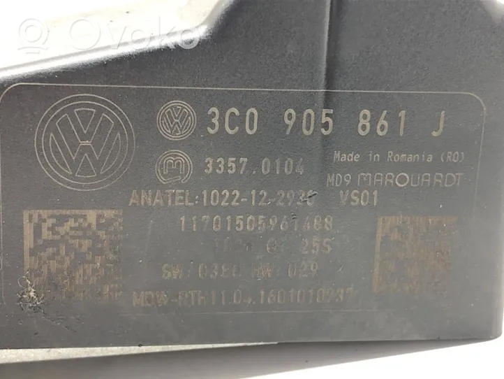 Volkswagen PASSAT B6 Ohjauspyörän lukitus 3C0905861J