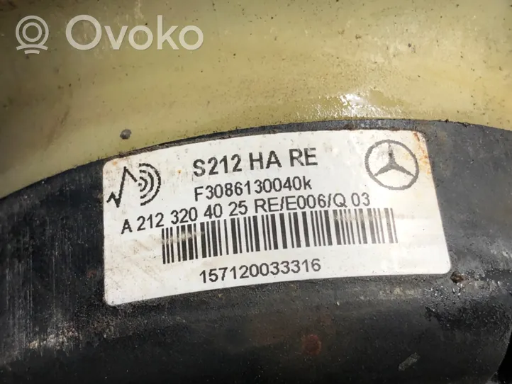 Mercedes-Benz E W212 Amortisseur, ressort pneumatique suspension arrière A2123204025