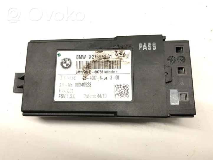 BMW 7 F01 F02 F03 F04 Citu veidu vadības bloki / moduļi 9216468