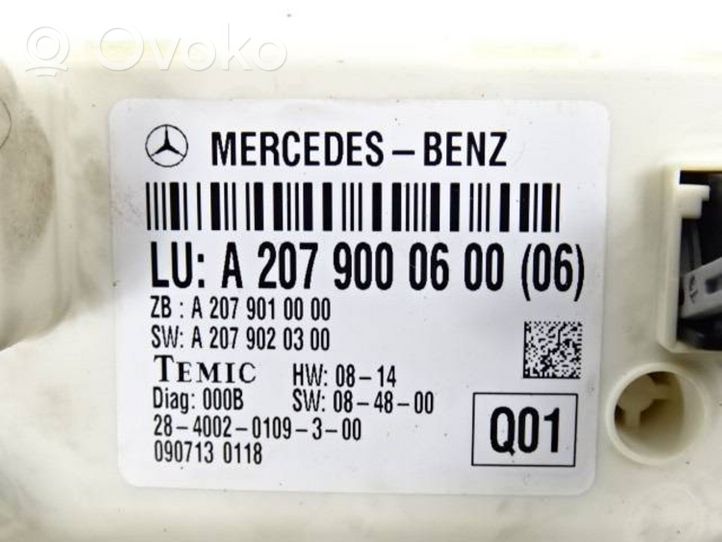 Mercedes-Benz E C207 W207 Ikkunan ohjauksen rele A2079000600