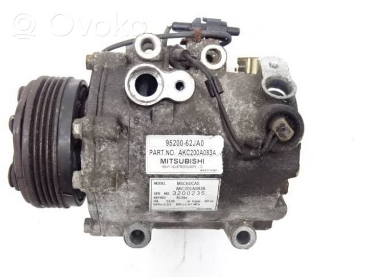 Fiat Sedici Ilmastointilaitteen kompressorin pumppu (A/C) 9520062JA0