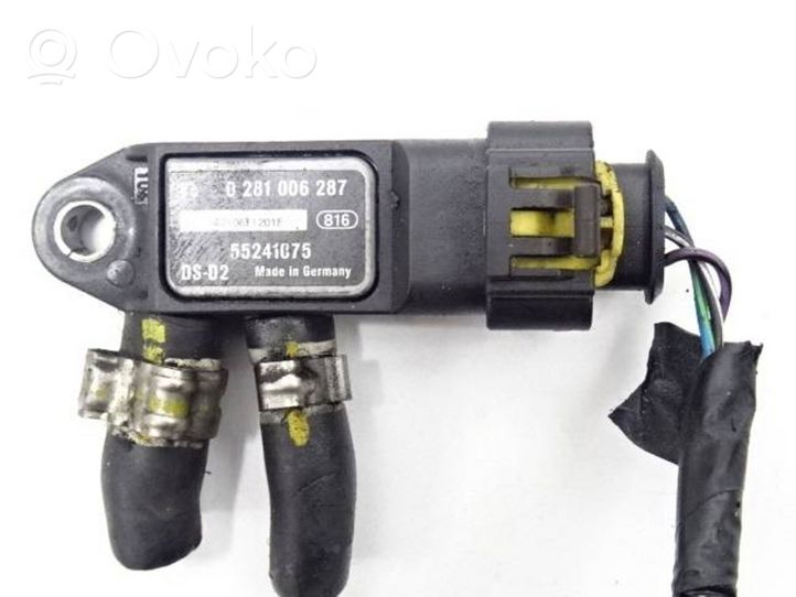 Opel Combo D Exhaust gas pressure sensor 55241075