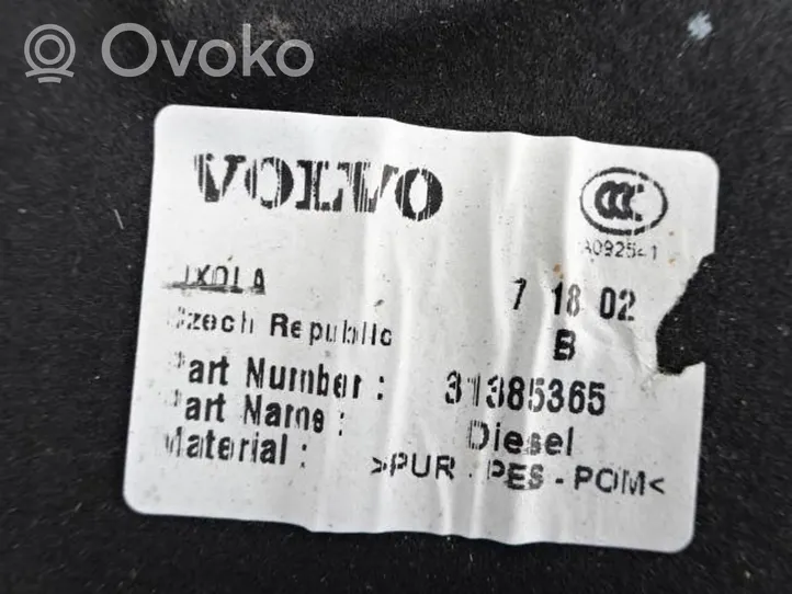 Volvo V40 Isolante termico/insonorizzante vano motore/cofano 31385365