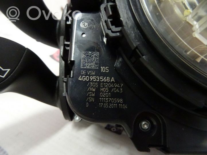 Audi A6 S6 C7 4G Pyyhkimen/suuntavilkun vipukytkin 4G0953568A