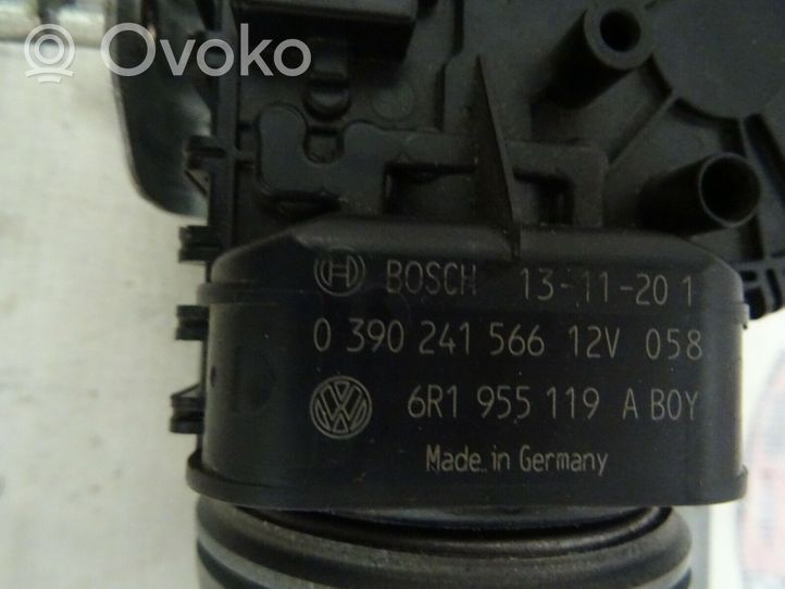 Volkswagen Polo V 6R Etupyyhkimen vivusto ja moottori 6R1955119A