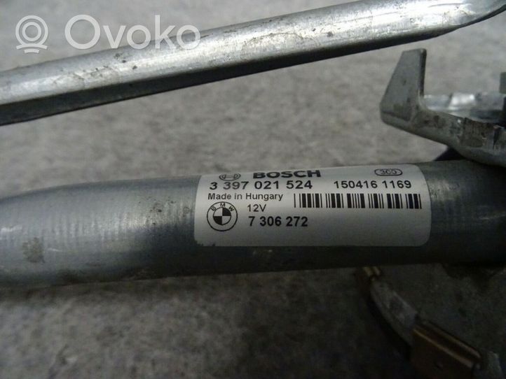 BMW 6 F12 F13 Mechanizm i silniczek wycieraczek szyby przedniej / czołowej 7306272