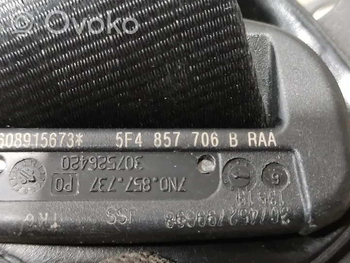 Seat Leon (5F) Etuistuimen turvavyö 5F4857706B