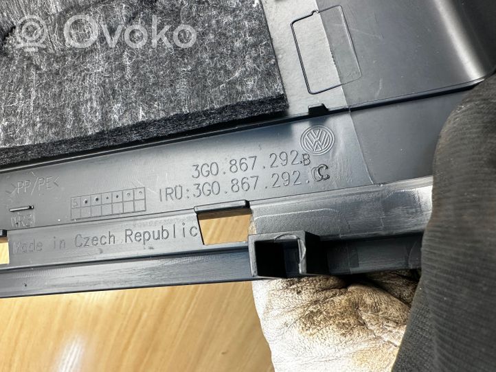 Volkswagen PASSAT B8 Verkleidung unten B-Säule 3G0867292B