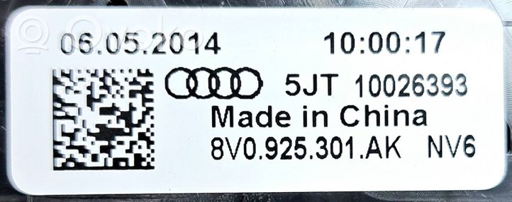 Audi A3 S3 8V Monikäyttöinen ohjauskytkin/nuppi 8V0925301AK