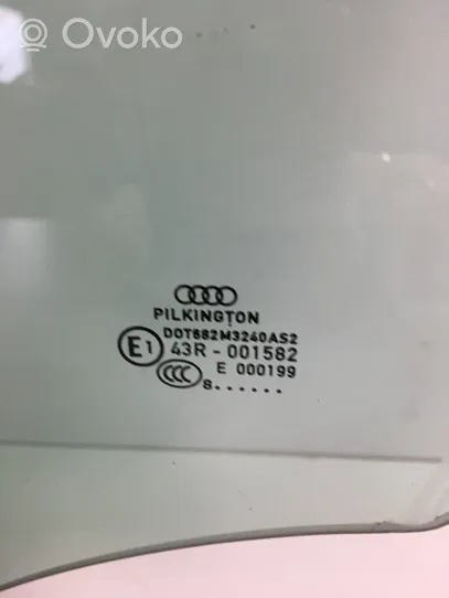 Audi A4 S4 B8 8K Front door window glass four-door 43R001582