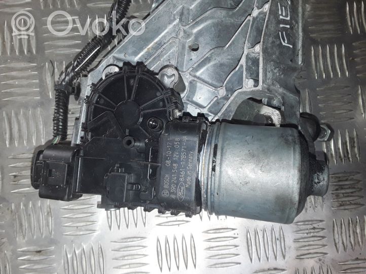 Ford Fiesta Mechanizm i silniczek wycieraczek szyby przedniej / czołowej 8A6117500AB