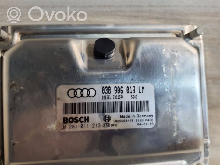 Audi A6 S6 C5 4B Sterownik / Moduł ECU 038906019LM