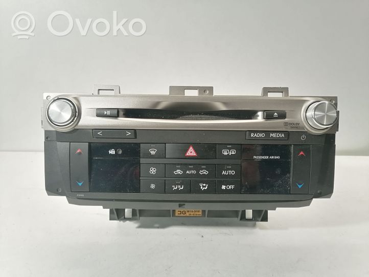 Lexus GS 250 350 300H 450H Panel / Radioodtwarzacz CD/DVD/GPS 8613030161