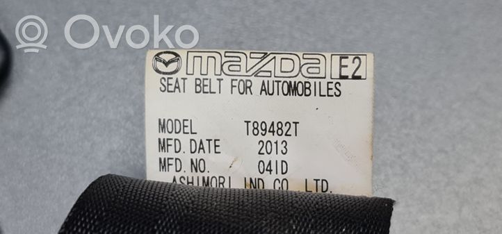 Mazda 6 Pas bezpieczeństwa fotela tylnego GHP9H