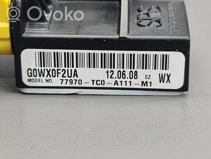 Honda Accord Capteur de collision / impact de déploiement d'airbag 77970TC0A111M1