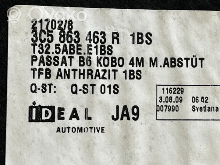 Volkswagen PASSAT B6 Wykładzina bagażnika 3C5863463